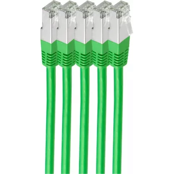 shiverpeaks BS75711-H0.5G-SET5 tīkla kabelis zaļš 0,5 m Cat6 S/FTP (S-STP)