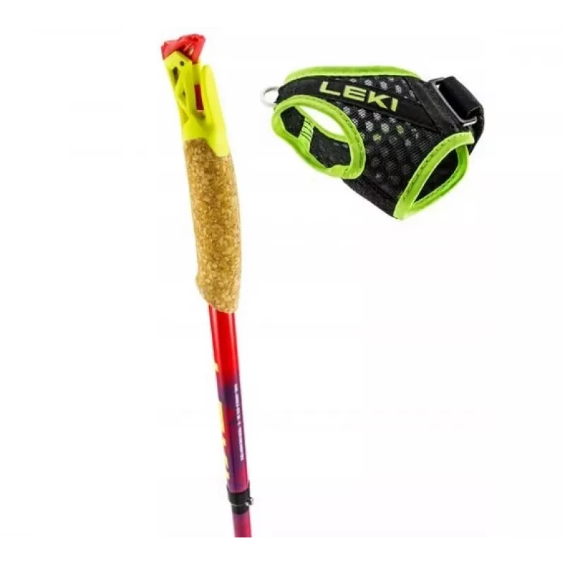 Nūjošanas nūjas Leki TRL Ultratrail FX One 120 cm, sarkanas