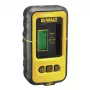 Līmeņlāzera detektors līnijas lāzeram DeWalt DE0892G-XJ, zaļš 510 nm, darbības attālums līdz 50 m, 9V baterija, statīva stiprinājums