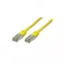 S/CONN 1m RJ45 tīkla kabelis dzeltenā krāsā Cat6 S/FTP S-CONN TC75711-Hy
