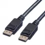 Value DisplayPort savienojuma kabelis, DisplayPort spraudnis – DisplayPort spraudnis, 1.50 m, melns, 11.99.5767, ekranēts