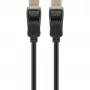 DisplayPort vīriņš > vīriņš kabelis, 8K / 120Hz (melns, 5 metri, 40 Gbit/s, DisplayPort 2.0 / 2.1)