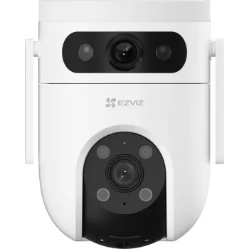 IP drošības kamera EZVIZ H9c Dual 3K kupola, 2880×1620, āra, vadu un bezvadu, PoE/DC 12V, MicroSD līdz 512GB