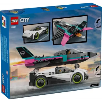 LEGO CITY 60489 Lidmašīna pret Auto