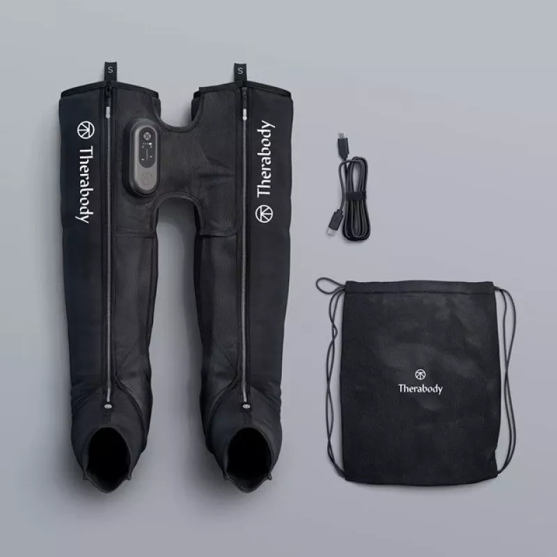 Therabody RecoveryAir JetBoots Prime kompresijas zābaki, garie