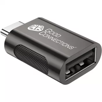 Good Connections USB-AD302 Adapteris USB 3.2 Gen.1 (3.0) C ligzda uz USB-A spraudni, cinkots metāla korpuss