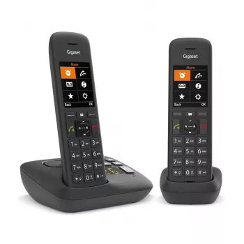 Gigaset C575A Duo bezvadu analogais/DECT telefons ar divām klausulēm
