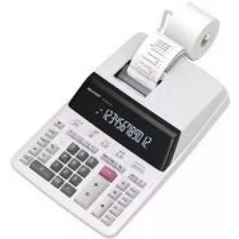 Printējošais kalkulators Sharp CS-2635LW, gaiši pelēks, modelis SH-CS2635LW