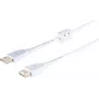 USB High Speed 2.0 pagarinātājkabelis ShiverPeaks 77120-WF ar ferīta savienotāju