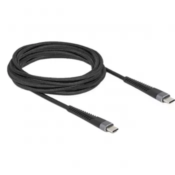 USB kabelis DeLOCK 81126 USB 2.0 3m USB-C Melns