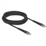 USB kabelis DeLOCK 81126 USB 2.0 3m USB-C Melns