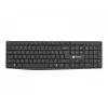 Natec Squid NZB-1989 bezvadu tastatūras un peles komplekts, US, melns