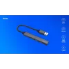 USB centrmezgls SAVIO AK-70, 7 porti USB 3.0, 4 izmantojami porti, USB Type-A savienotājs, 5 Gbit/s pārsūtīšana, garantija 2 gadi