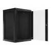 Sienas stiprinājuma skapis LANBERG WF01-6618-10B, 18U, 600×600×907 mm, melns, 60 kg