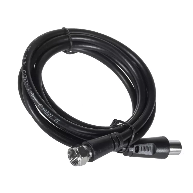 Maclean MCTV-930 aktīvā iekštelpu TV antena, DVB-T/T2, VHF/UHF/FM, LTE filtrs, 28 dB, F savienotājs, melna