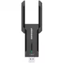 WiFi USB adapteris Comfast CF-972AX Divjoslu 2.4GHz/5GHz līdz 5374Mbps