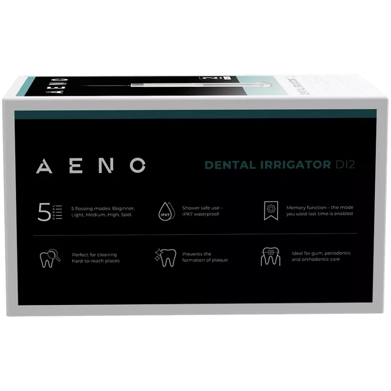 AENO DI2 Zobu Irrigators, 3.7V, 8W, 2500mAh, 200ml