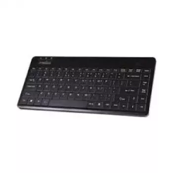 Perixx PERIBOARD-409 H, DE, Mini USB tastatūra, 2 centrmezgli, melna