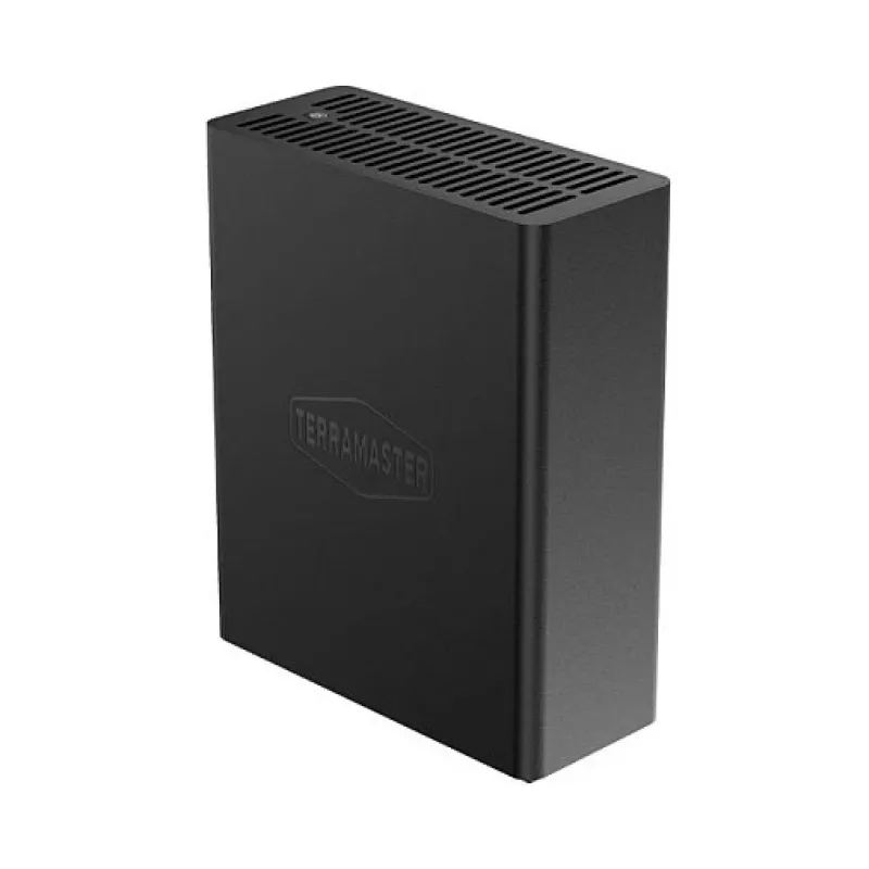 TerraMaster F8 SSD NAS / glabāšanas serveris, galddators, Intel N95, 8 GB DDR5, melns