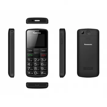 Mobilais telefons senioriem Panasonic KX-TU110 melns