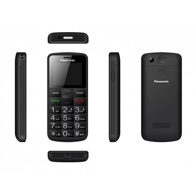 Mobilais telefons senioriem Panasonic KX-TU110 melns