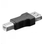 MicroConnect USBAFB USB B–USB A pārveidotājs, melns