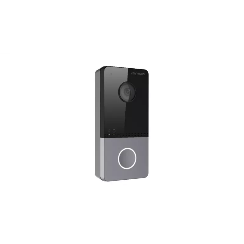 Hikvision DS-KV6113-WPE1(C) video durvju zvans 2 MP Melns, Pelēks
