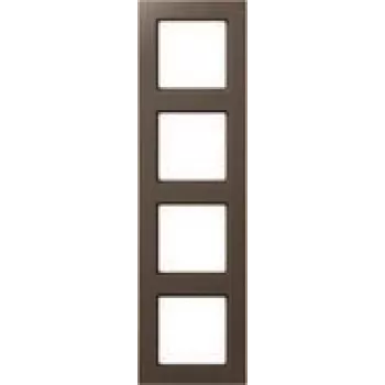 Jung Frame 4-way mokka waage-/Vertical AC 584 MO