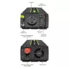 Qoltec Monolith invertors / tīkla adapteris Auto 600 W Melns