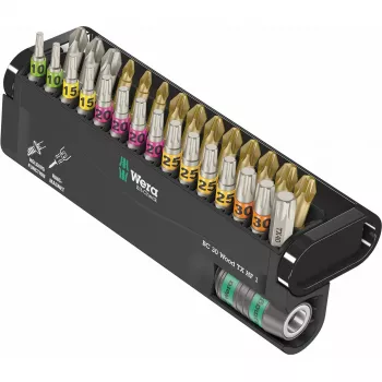 Wera 05057436001 Bit-Check 30 Wood TORX HF 1 skrūvgriežu uzgaļu komplekts