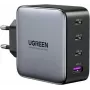Ugreen 45515B ātrais lādētājs mobilajām ierīcēm, pelēks, iekštelpām
