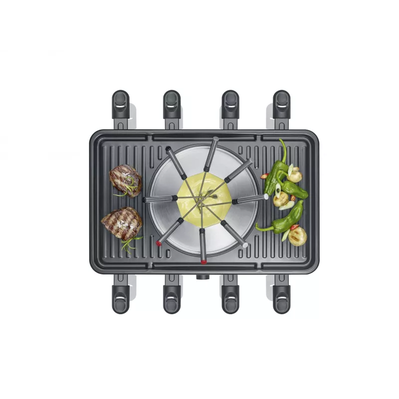 Raclette Grils Severin RG 2347 8 Personām 1400 W Melns