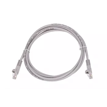 Extralink Cat.5e UTP savienotājkabelis 2 m, RJ-45 – RJ-45, pelēks