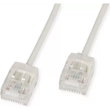ROLINE UTP Patch Kabelis Cat.6A Ultra-īss RJ45 Pelēks 1.5m (21.15.4404)
