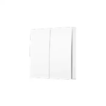 TP-Link Tapo viedais gaismas slēdzis 2-grupu 1-virziena, šūpošanas, balts, 91.5 mm, 100.5 mm, 55.5 mm, 200 g