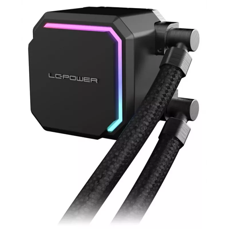 Viena bloka šķidruma dzesētājs LC-Power LC-CC-240-B 12 cm Melns