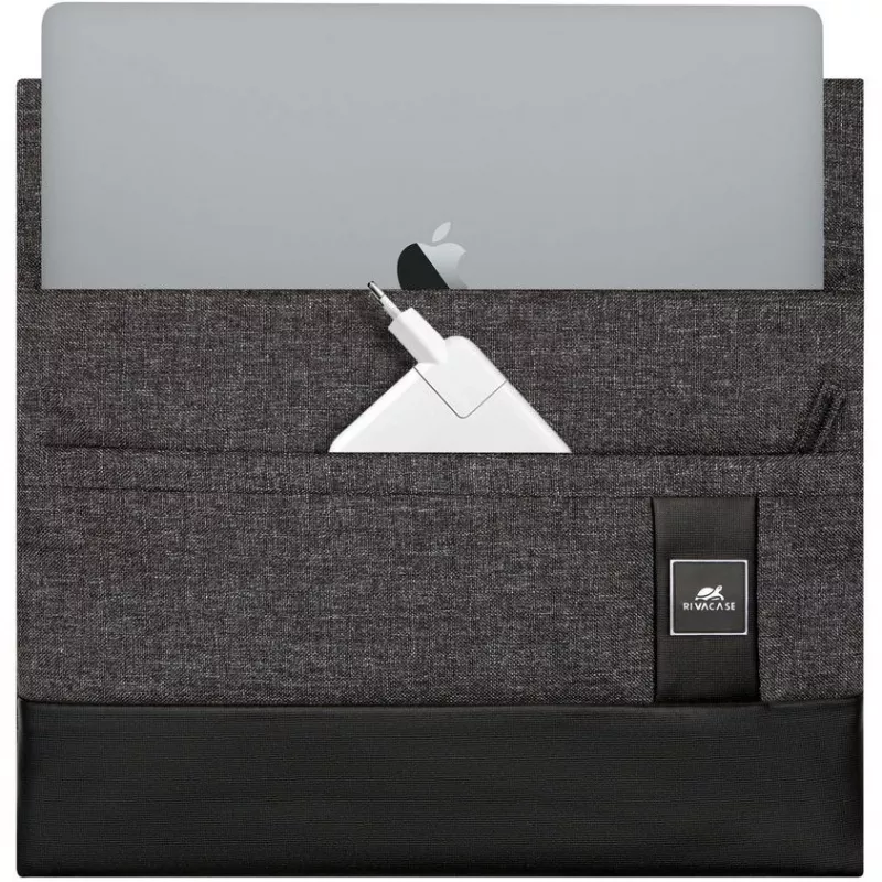 Rivacase 8802 maciņš klēpjdatoram 33.8 cm (13.3 inch) Melns Pelēks