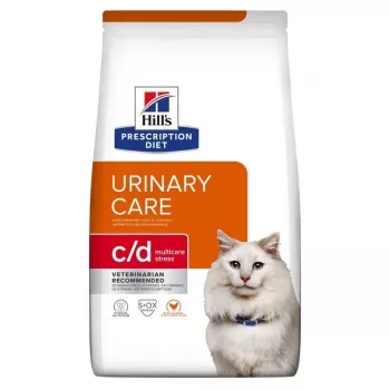 HILL'S PRESCRIPTION DIET Feline c/d Multicare Stress sausā barība kaķiem Vistas gaļa 8 kg