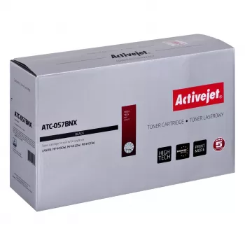 Activejet ATC-057BNX Tonera kārtridžs (Canon CRG-057HBK / CRG-057H aizstājējs; Supreme; 10000 lapas; melns) AR MIKROSHĒMU