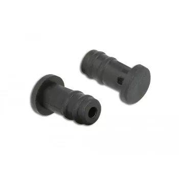 Putekļu aizsargvāciņš DeLOCK 60251 3.5 mm stereo ligzdai, 10 gab., melns