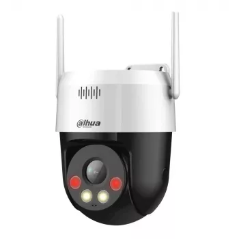 IP novērošanas kamera DAHUA P3AE-PV 3MP PT Dome WiFi, 3 MP, 4 mm objektīvs, IP66, PoE/Wi‑Fi, 30 m IR/baltā gaisma