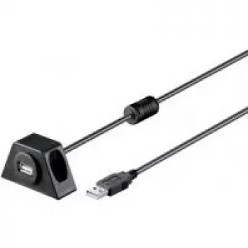 USB pagarinājuma kabelis Goobay USB2.0 0.6m USB A melns