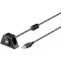USB pagarinājuma kabelis Goobay USB2.0 0.6m USB A melns