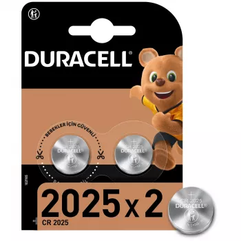 Duracell 2025 CR2025 litija baterija, 3 V, 2 gab.