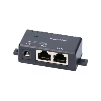 Gigabitu PoE Inžektors Extralink 1 Ports, 1x 1000 Mb/s RJ45, Kubs