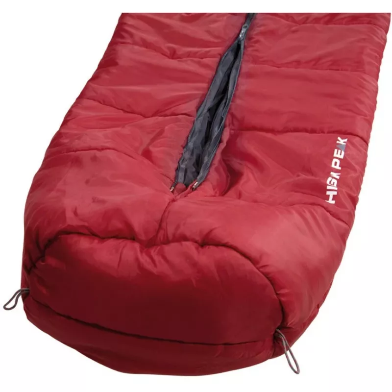Mūmijas gulēšanas soma High Peak Century 300 Poliesters Pelēks Sarkans 230 cm