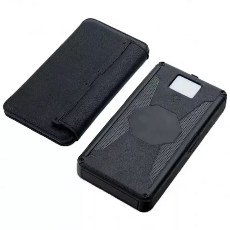 PowerNeed ES20000B salokāms saules panelis ar enerģijas banku, 9 W, 20000 mAh, Li-Poly, 2x USB 2 A, melns