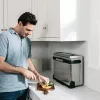 Ninja SP101 Single 10 L Brīvstāvošs 2400 W Karstā gaisa fritieris Melns, Nerūsējošais tērauds
