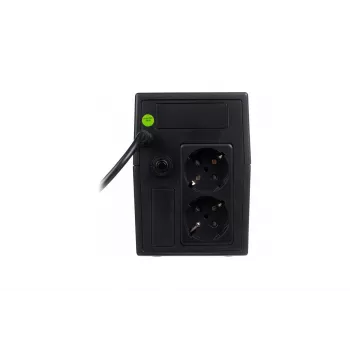 Nepārtrauktās barošanas avots DIGITUS Line-Interactive DN-170064-B 800 VA (480 W), AVR, LCD, Tornis, 2 AC kontaktligzdas, F tips