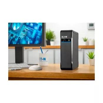 Nepārtrauktās barošanas avots Eaton 3P Ellipse 0.7 kVA (420 W), Standby, 4 AC kontaktligzdas, 7 Ah akumulators, Tornis, Melns